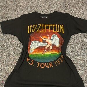 Led Zeppelin Black Graphic Tee